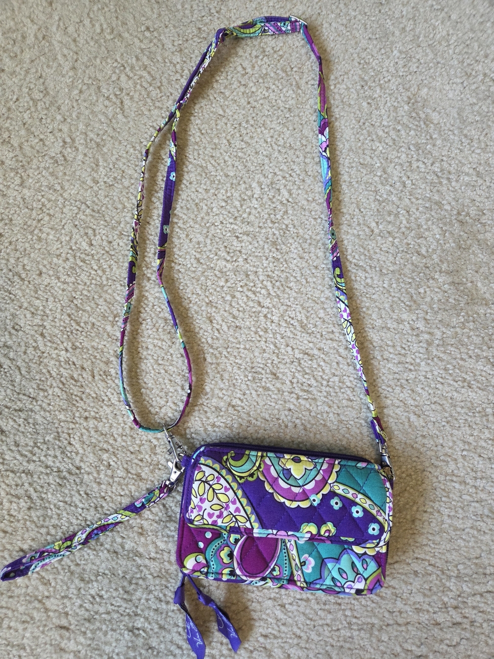 Vera Bradley All In One Crossbody/Wristlet - Heather